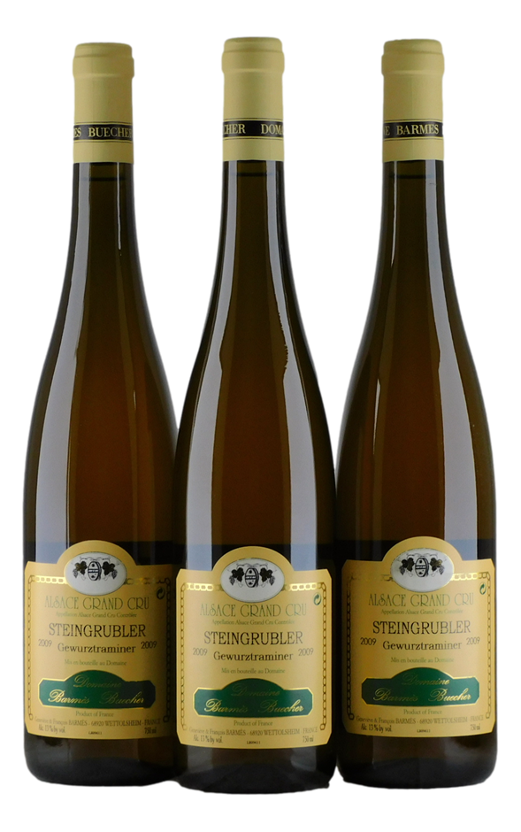 Barmes Buecher Steingrubler GC Gewurztram 2009 (3x 750mL), Alsace 5* Prov.