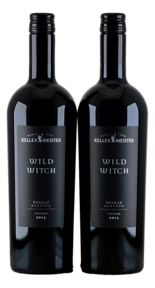 Kellermeister Wines Wild Witch Shiraz 2014 (2x 750mL), Barossa. 5* Prov.