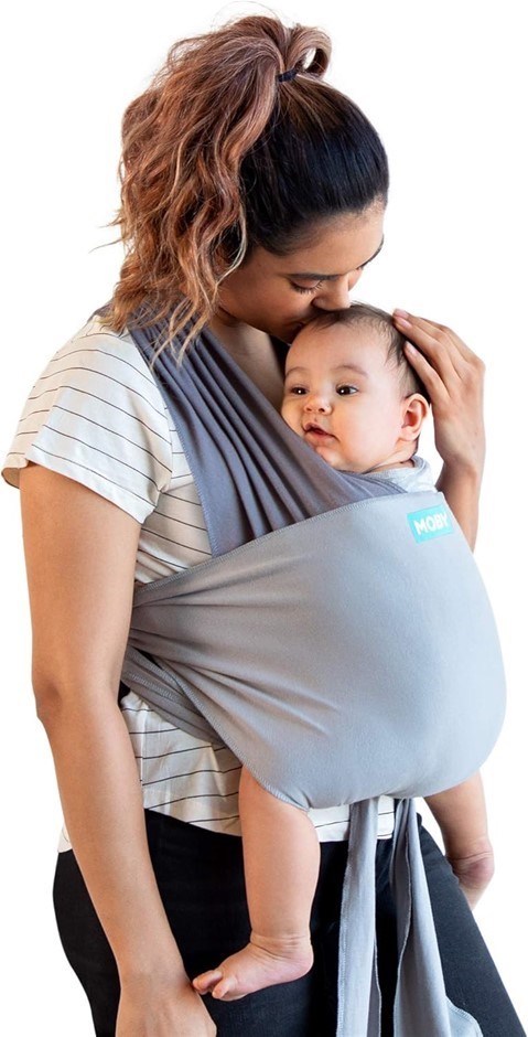 MOBY Easy Wrap Carrier, Smoked Pearl