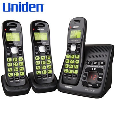Uniden DECT 1635 + 2 Digital Cordless Ph