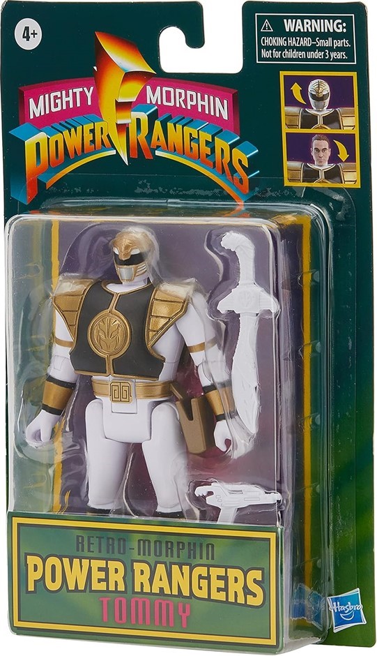 POWER RANGERS Retro-Morphin White Ranger, Tommy, Model No.: F0547.  Buyers