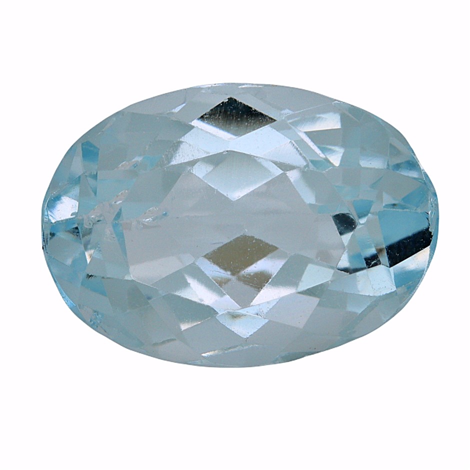 3.37 Carats Light Blue Aquamarine