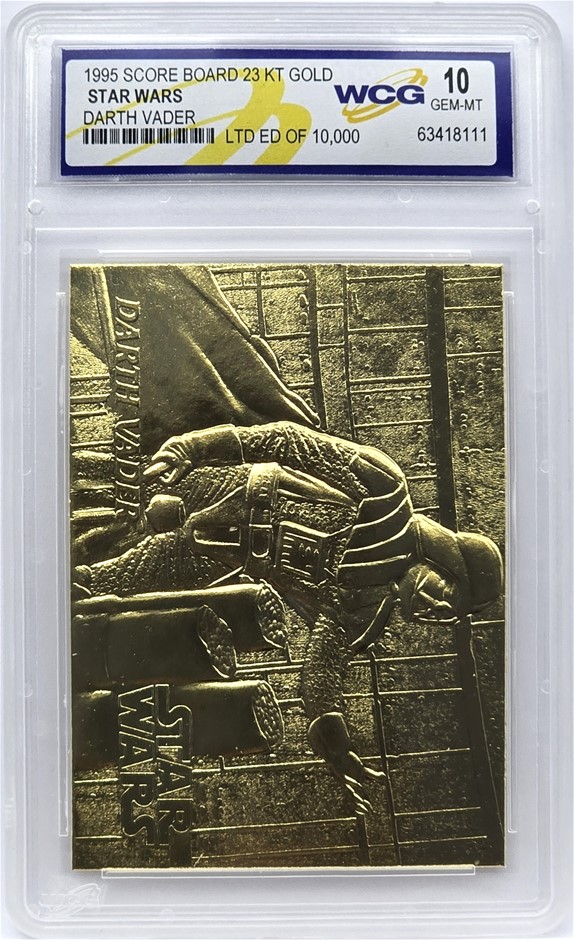 No Reserve 1990's Score Board 23 Carat Gold Coated Star