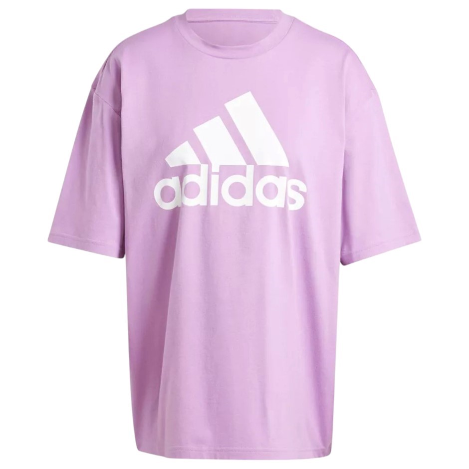 ADIDAS Women's Big Logo (BL) BF Tee, Size AU XL, 100% Cotton, Preloved Purp