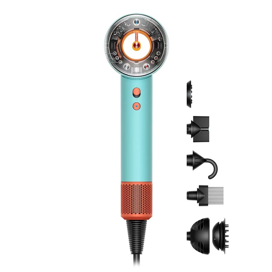 DYSON Supersonic Nural Hair Dryer Ceramic,  Patina/Topaz, Model 515190-01.