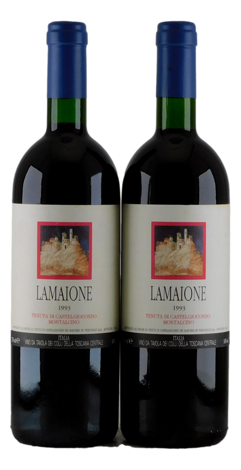 Frescobaldi Lamaione Castelgiocondo Merlot IGT 1993 (2x 750mL) 5* Prov.