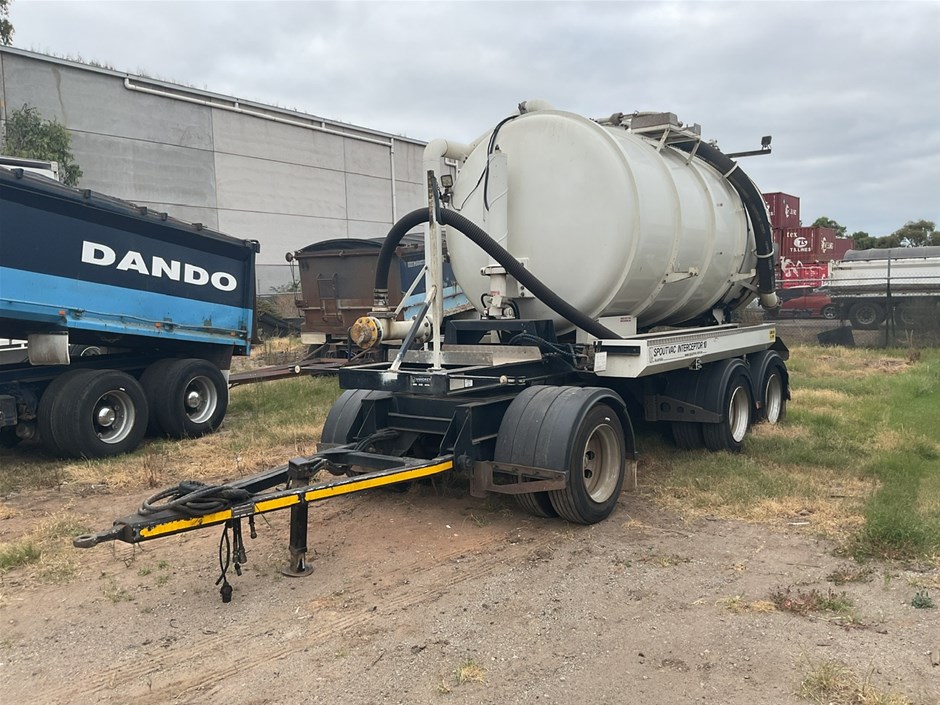 2015 Vawdrey Spoutvac Interceptor 10 Vacuum Trailer Auction (0001 ...