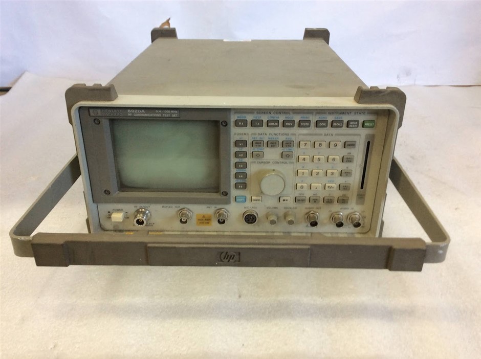 HP 8920A RF Communications Test Set Auction (0023-2566000) | Grays ...