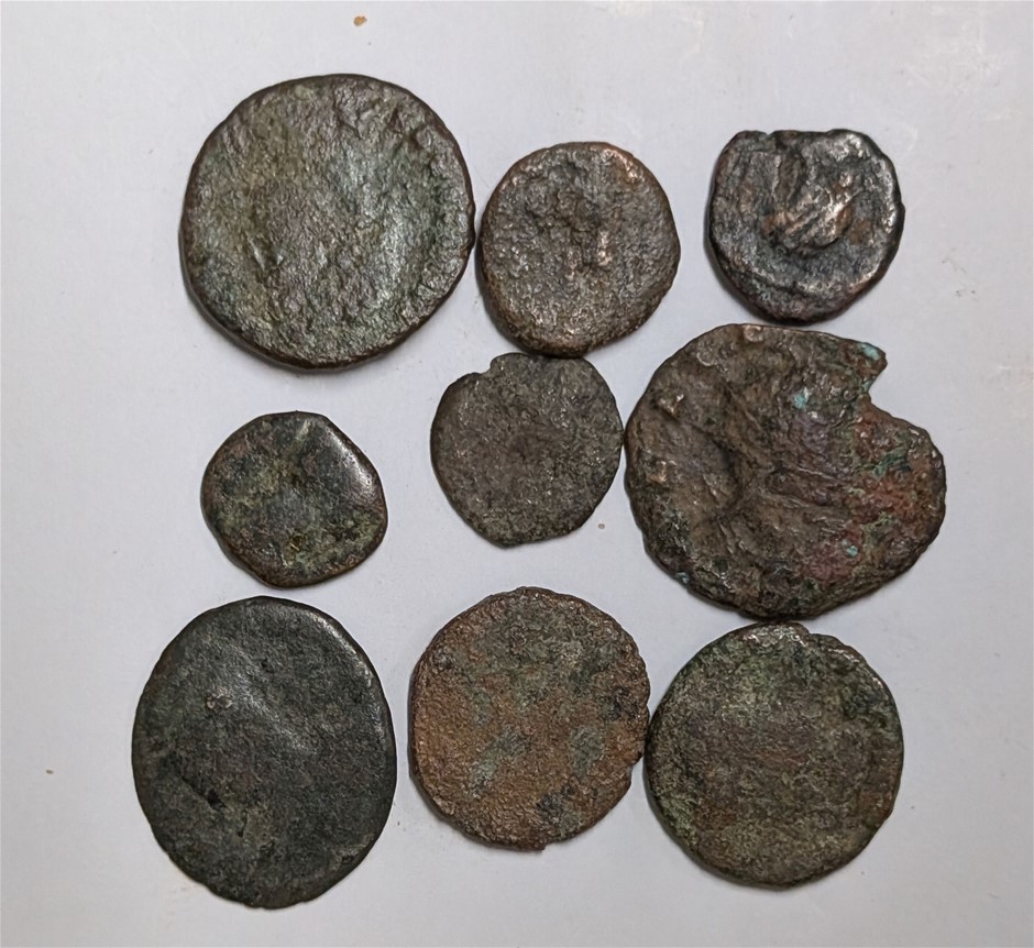 Coin collection of Nine Imperial Rome Ancient Roman Coins Auction (0026 ...
