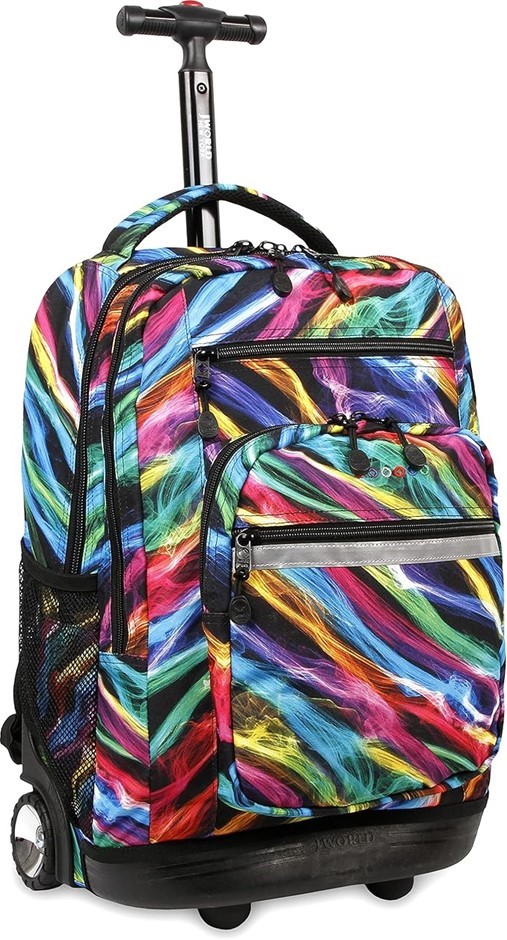 J WORLD NEW YORK Unisex Sundance 20" Rolling Backpack with Laptop Sleeve fo