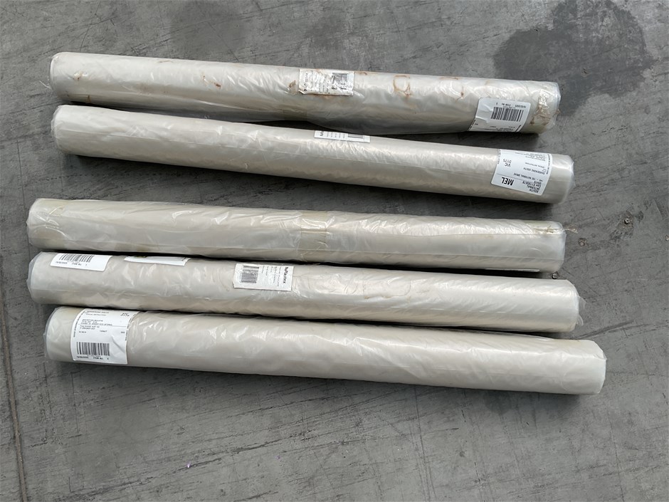 No Reserve 5 x Recycled LDPE Builders Plastic Rolls