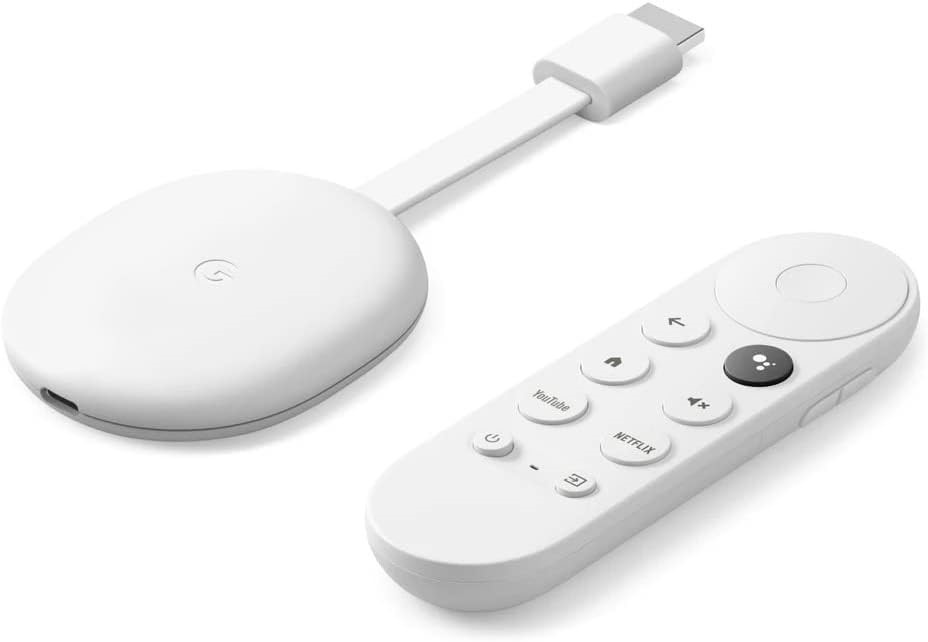 GOOGLE Chromecast w/ Google TV, 4K, GA01919-AU. NB: Minor Use.