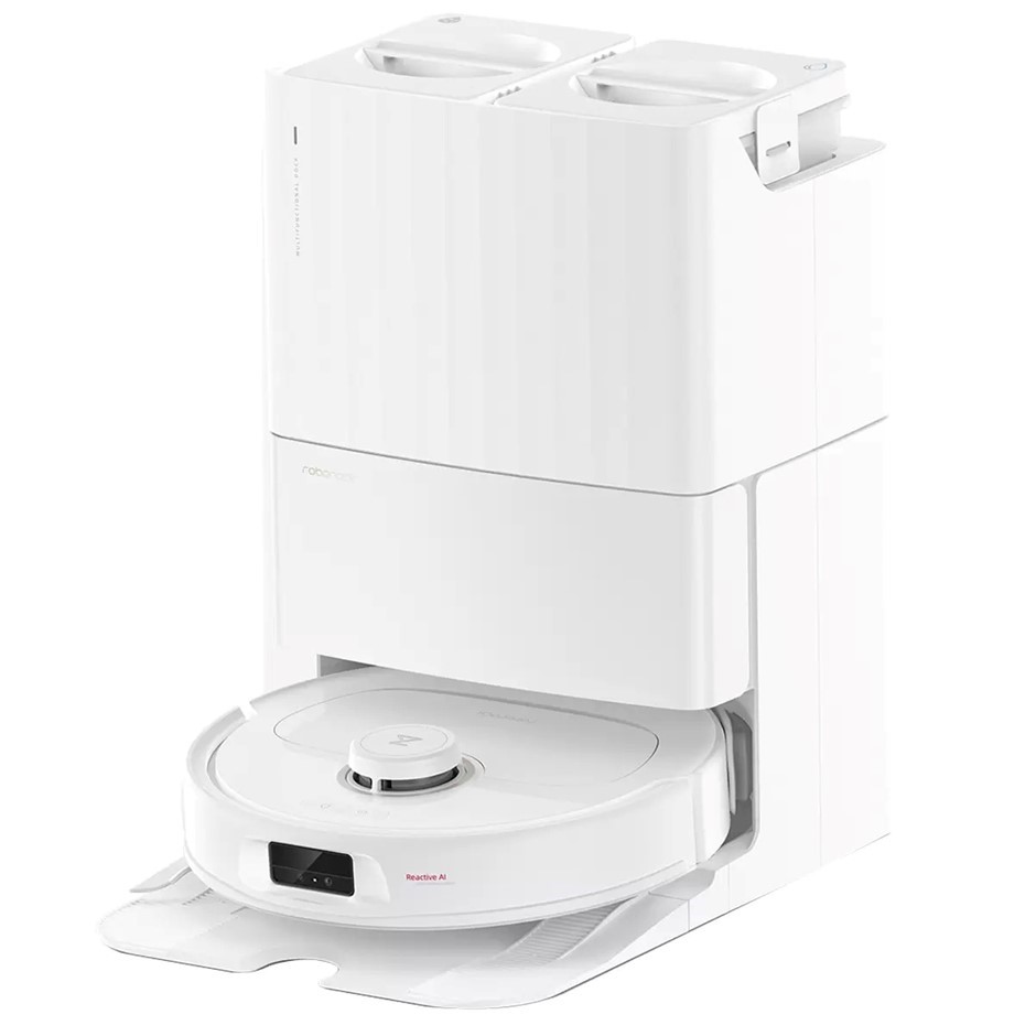 ROBOROCK QRevo MaxV Vacuum Mop Cleaner, White, Model RR-QRMV02-03-WHT. NB: