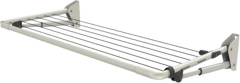 HILLS Mini Folding Frame Clothesline, Surfmist.