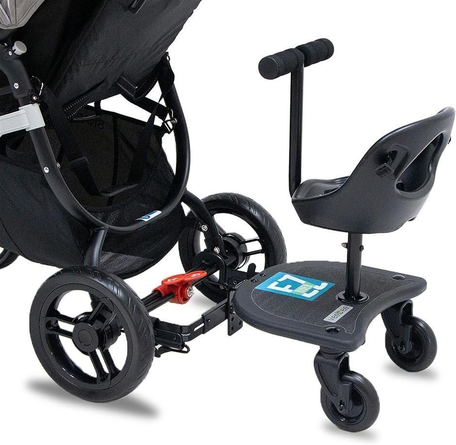 VEEBEE EZ Rider Stroller Board Connector, Black. NB: Stroller Is NOT Includ