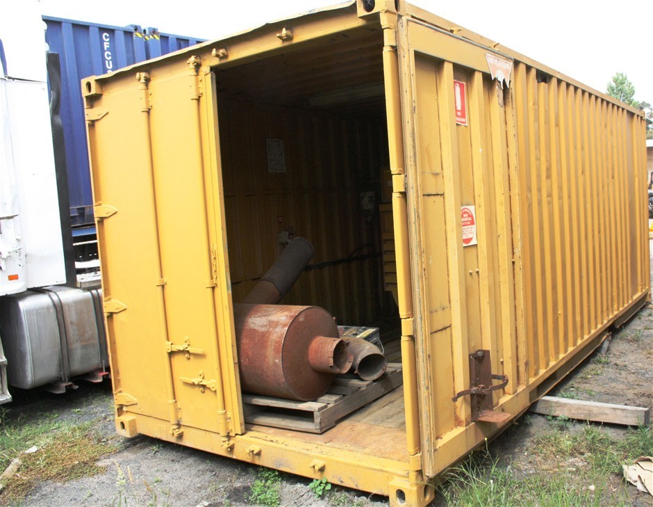 Container mounted Caterpillar generator Auction (00013004724) Grays