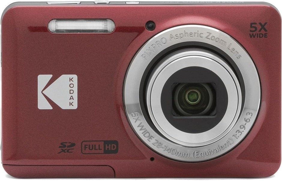 KODAK PIXPRO FZ55 Friendly Zoom Digital Camera, Red.  Buyers Note - Discoun
