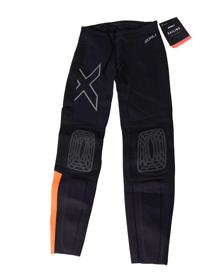 2XU Youth Neoprene Pants, Size XL, Black/Orange  Buyers Note - Discount Fre
