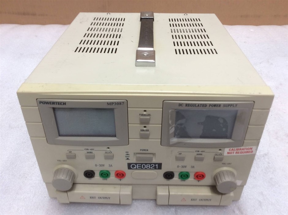 Powertech MP3087 DC Power Supply Auction (0021-2566920) | Grays Australia
