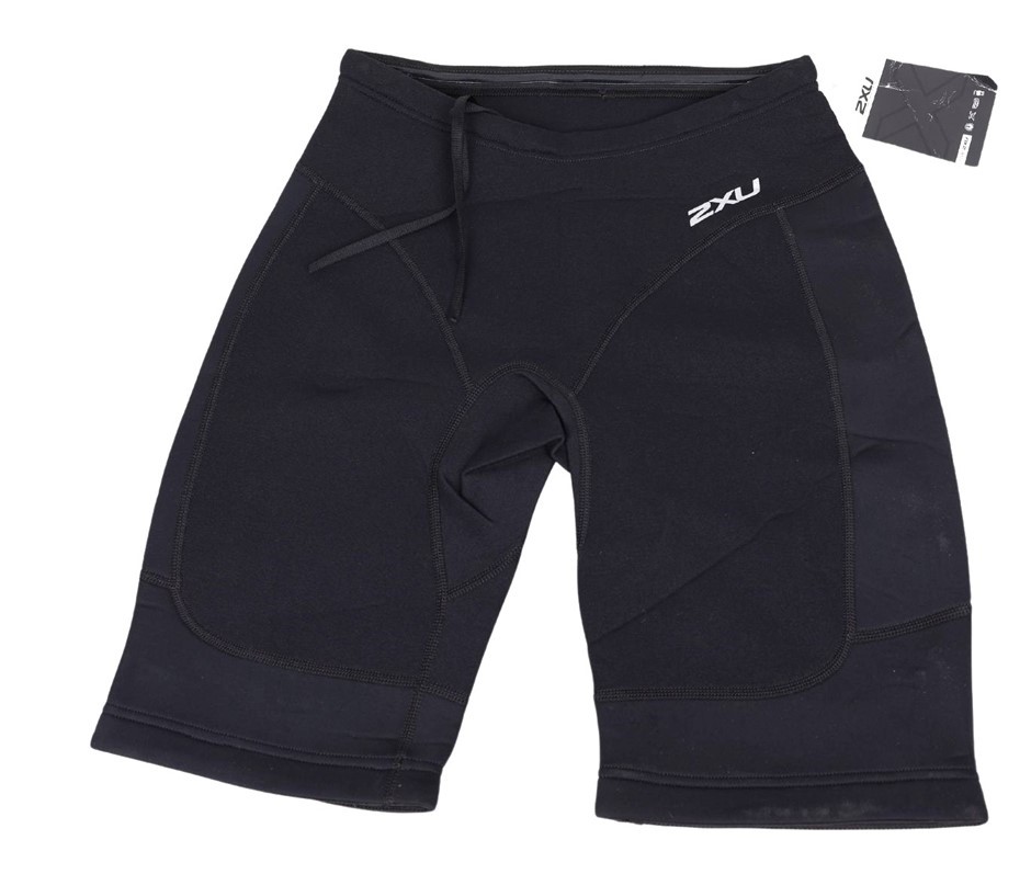 3 x 2XU Women's Neoprene Short, Size S, Black/Reflective. Buyers Note - Di