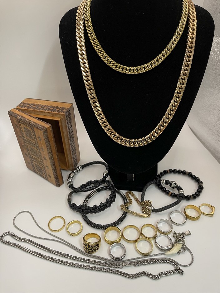 23 x Assorted Mens Jewellery Items Auction (0076-5059675) | Grays Australia