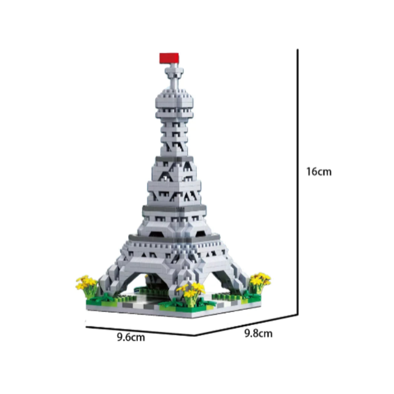 Micro Brick City Tower Puzzle for Kids and Adults
