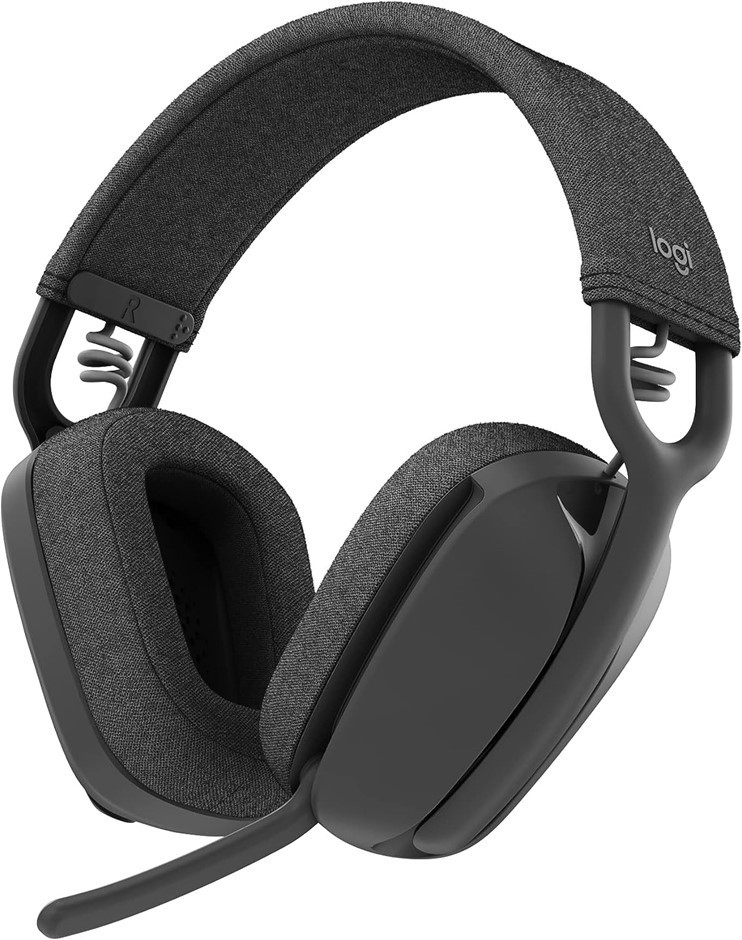 LOGITECH Zone Vibe 100 Lightweight Wireless Over-Ear Headset with Noise-Can