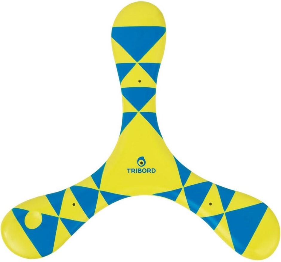 DECATHLON Right-Handed Soft Boomerang Unique Size Glacier Blue