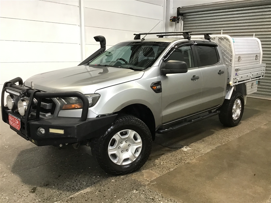 2015 Ford Ranger XL 4X4 PX II Turbo Diesel Automatic Crew Cab Chassis