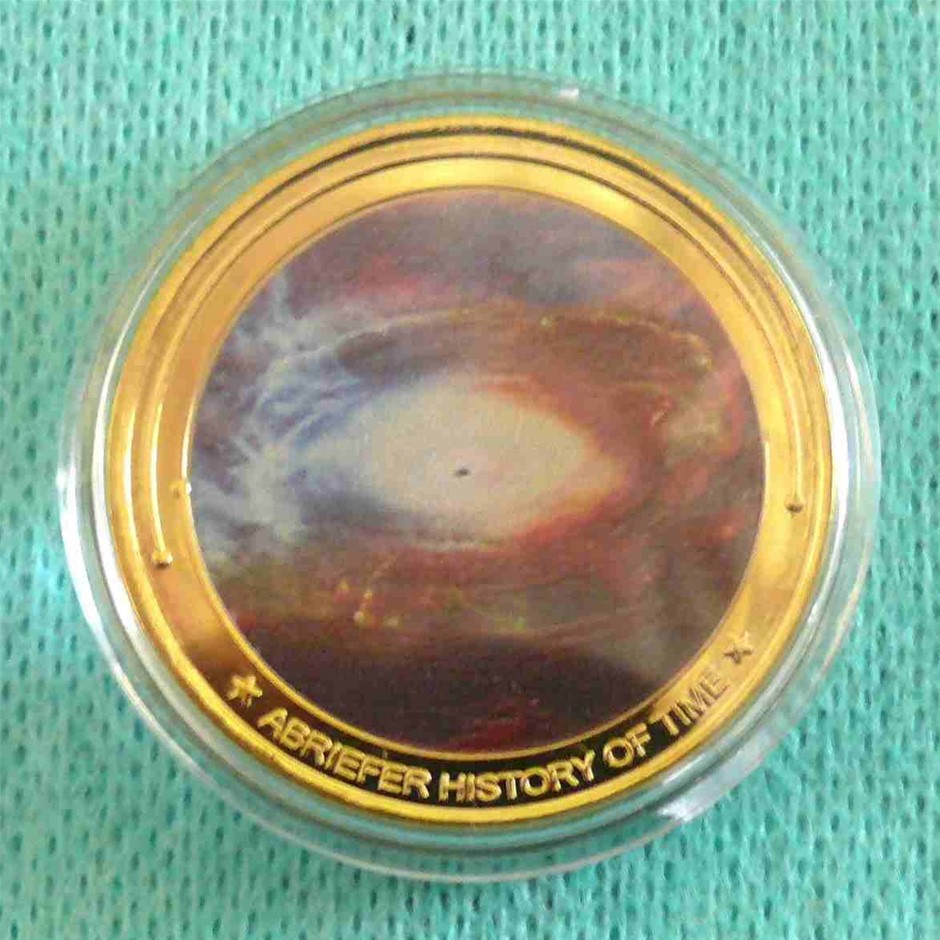 Gold Plated History of Time Coin Auction (0058-2567684) | Grays Australia