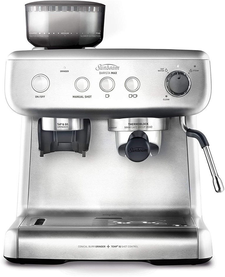 SUNBEAM Barista Max Coffee Machine, Automatic Espresso, Latter & Cappuccino
