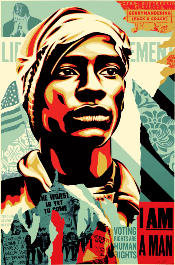 No Reserve Shepard Fairey (1970) Hand-Signed Lithographs