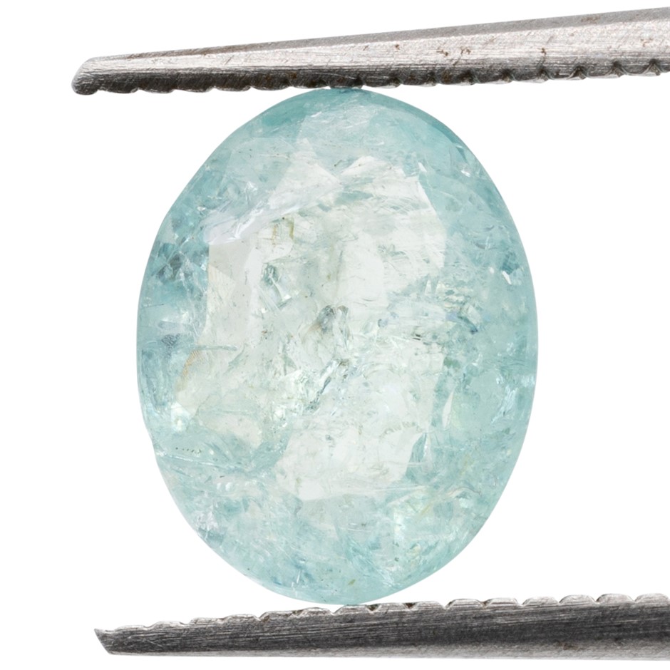 1.34ct Radiant Natural Emerald - Oval Cut