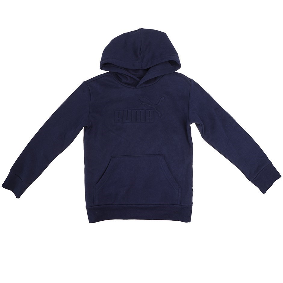 PUMA Boy's YTH Hoodie, Size 6 (5-6Y), Cotton/ Polyester, Peacoat. Buyers N