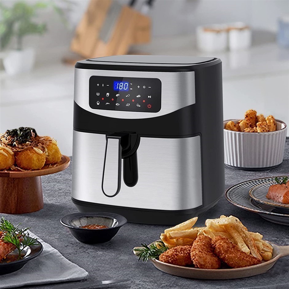 KITCHEN COUTURE 12 Litre Air Fryer Multifunctional LCD One Touch Display Si