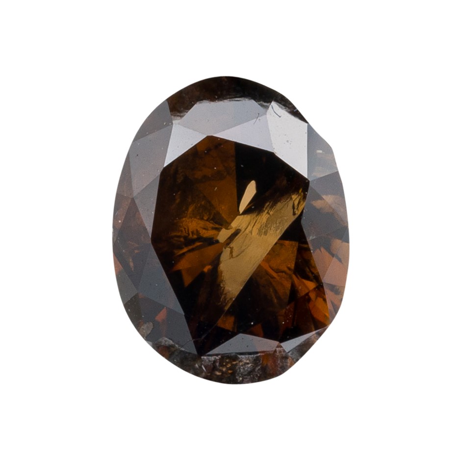 0.29ct Genuine Natural Champagne Diamond - Oval Cut