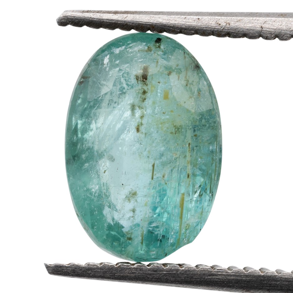 1.54ct Radiant Natural Emerald - Oval Cut