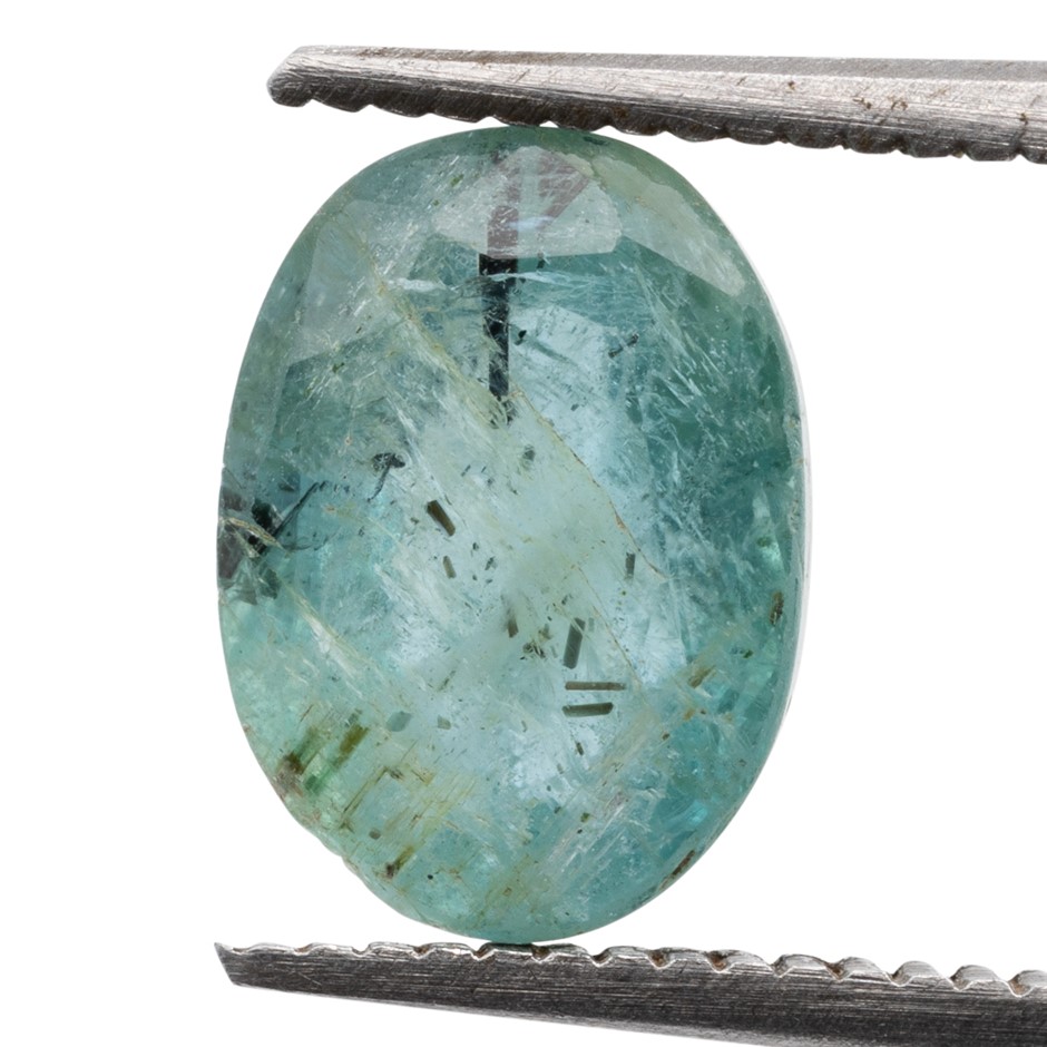 1.67ct Radiant Natural Emerald - Oval Cut
