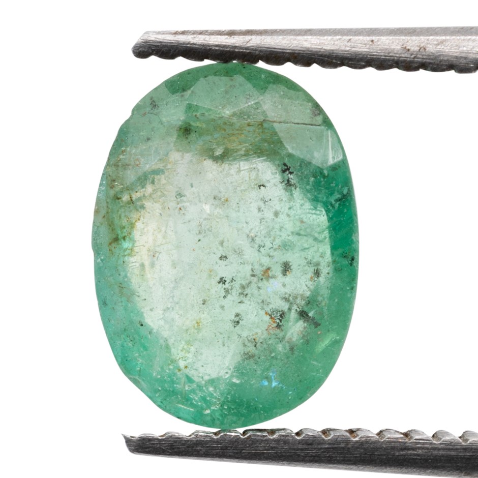 1.47ct Radiant Natural Emerald - Oval Cut