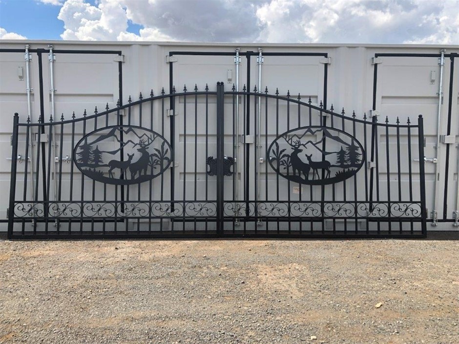 2025 Wrought Iron Style Gates-Muchea,WA (Unused)