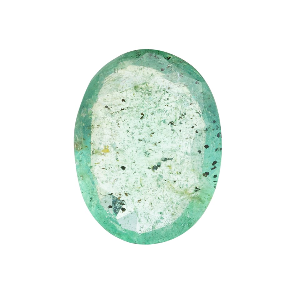 0.98ct Radiant Natural Emerald - Oval Cut