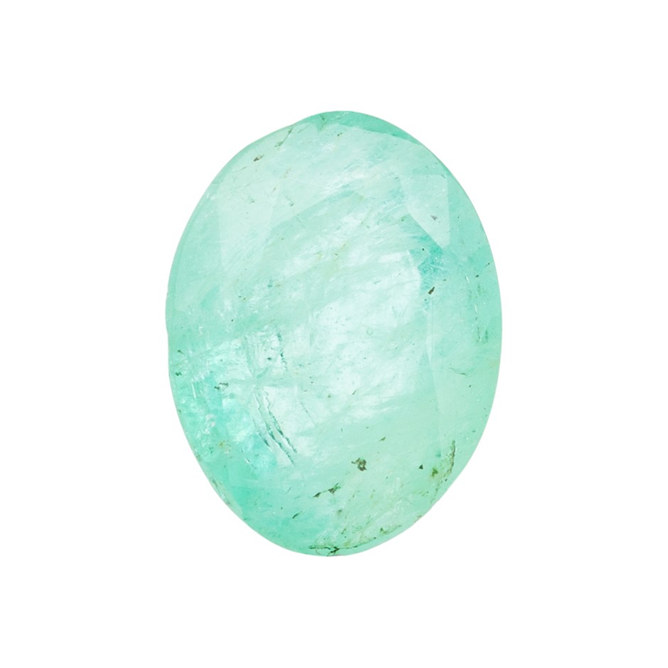 1.13ct Radiant Natural Emerald - Oval Cut