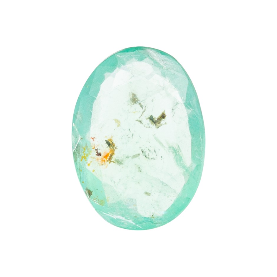 0.92ct Radiant Natural Emerald - Oval Cut