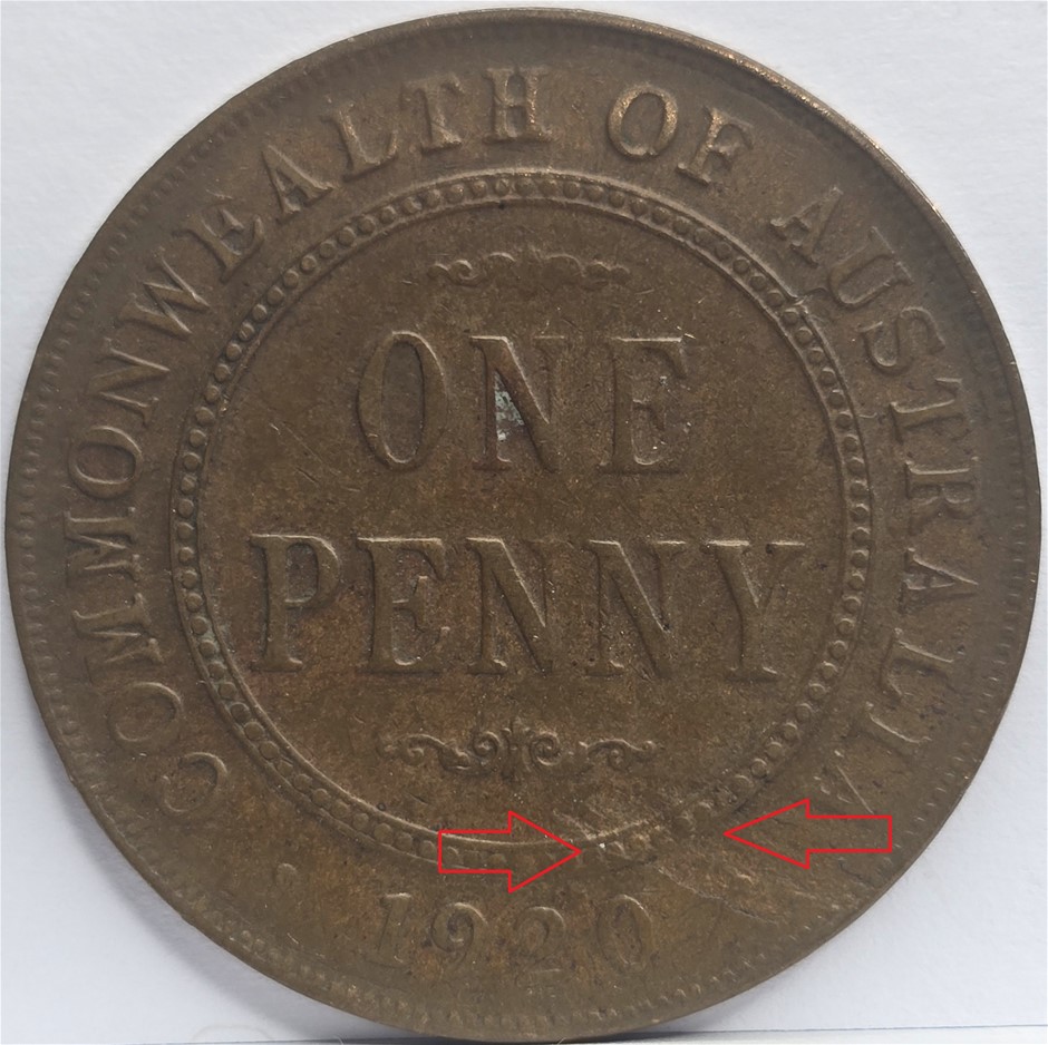 No Reserve Scarce And Significant Pre Decimal Error Coin