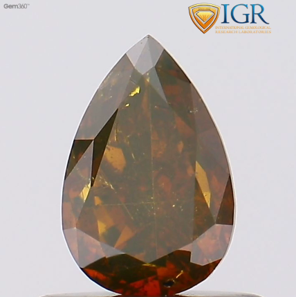 0.63ct - Natural Vivid Red Diamond - IGR Certified- SI3