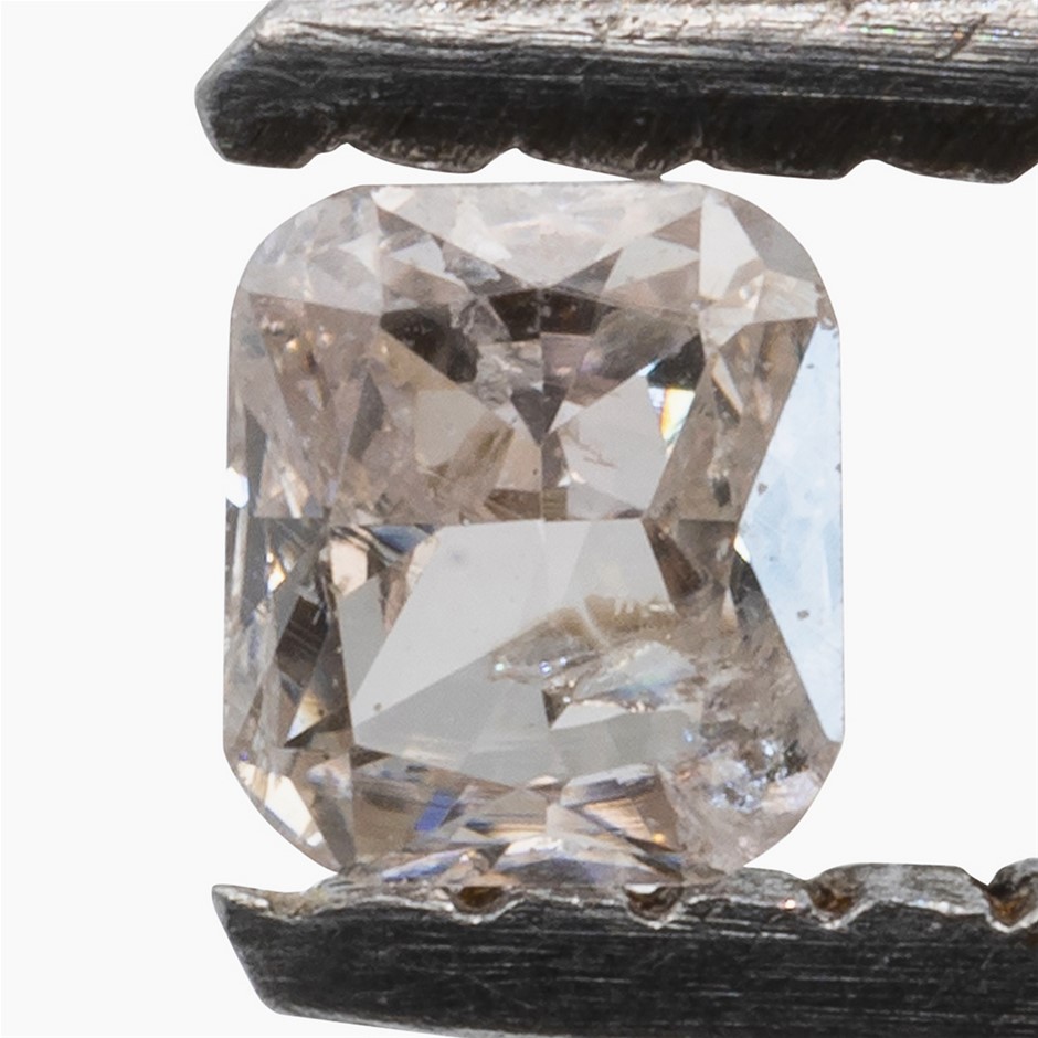 0.09ct Untreated Natural Pink-Champagne Diamond