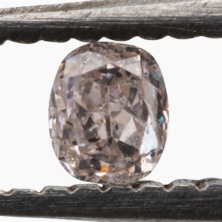 0.08ct Untreated Natural Pink-Champagne Diamond