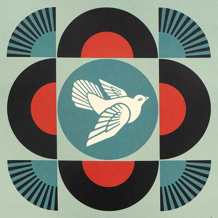 No Reserve Shepard Fairey (Obey) (1970 - ), Hand-Signed