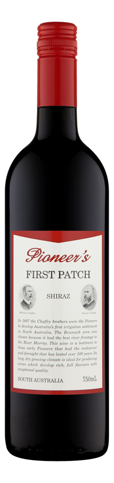 Pioneers First Patch Shiraz 2022 (12x 750mL) SA