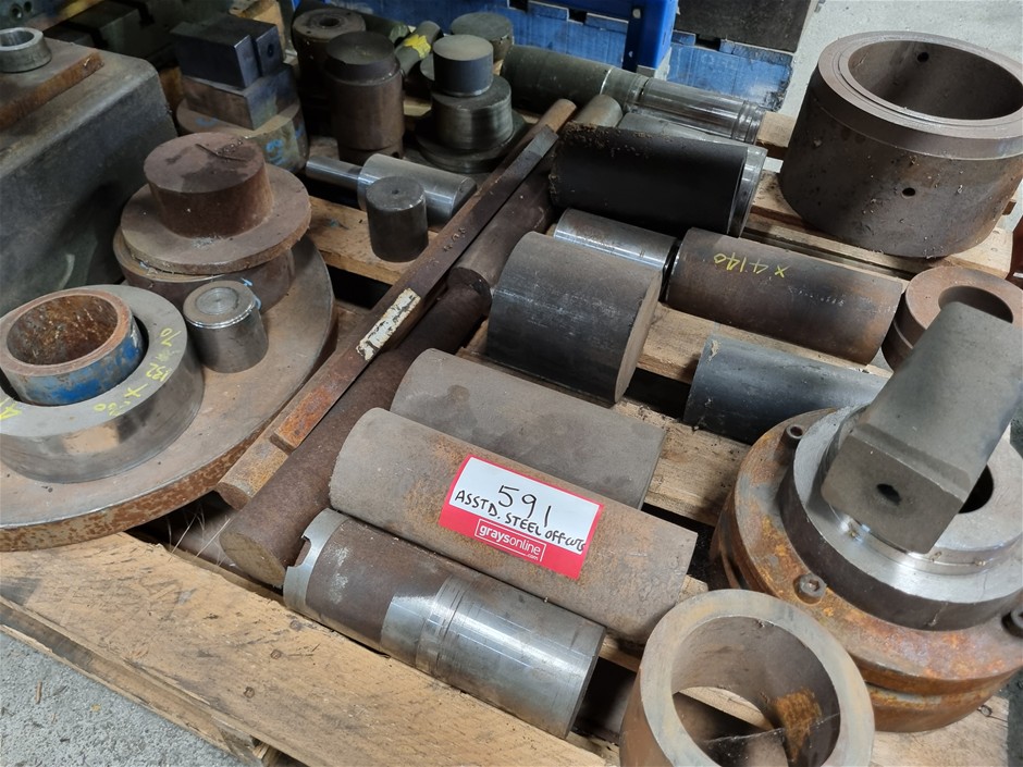 Various Steel Off Cuts, Pallet Of Auction (0591-8020399) | Grays Australia